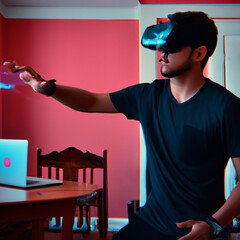 foto_Experiencia de realidad virtual con Leap Motion